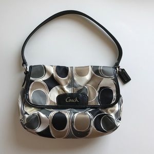 Rare Coach Ashley Scarf Print Purse Style 46173!